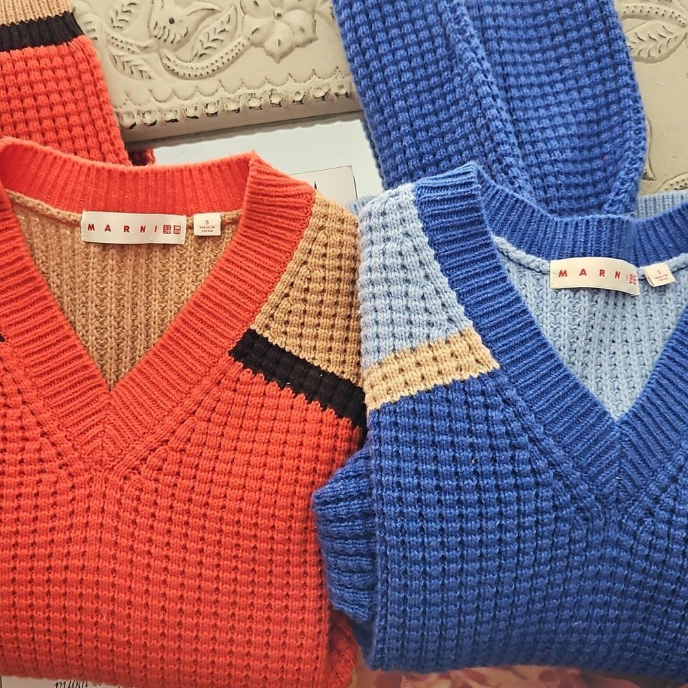 ❄❄❄ MARNI Design for Uniqlo Waffle-Knit Sweaters ❄❄❄